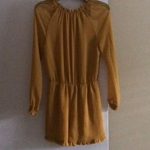 Mustard yellow romper